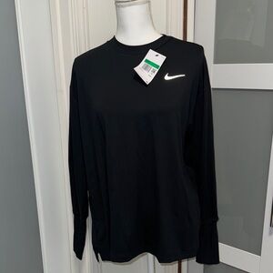 Nike Women's Classic Black Long Sleeve Top